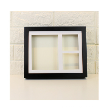 amazon hot selling wholesale custom 8x10 black wood baby hand and foot print frame